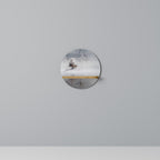 SILENT CABIN Rundes Kunstregal in Eiche-Optik