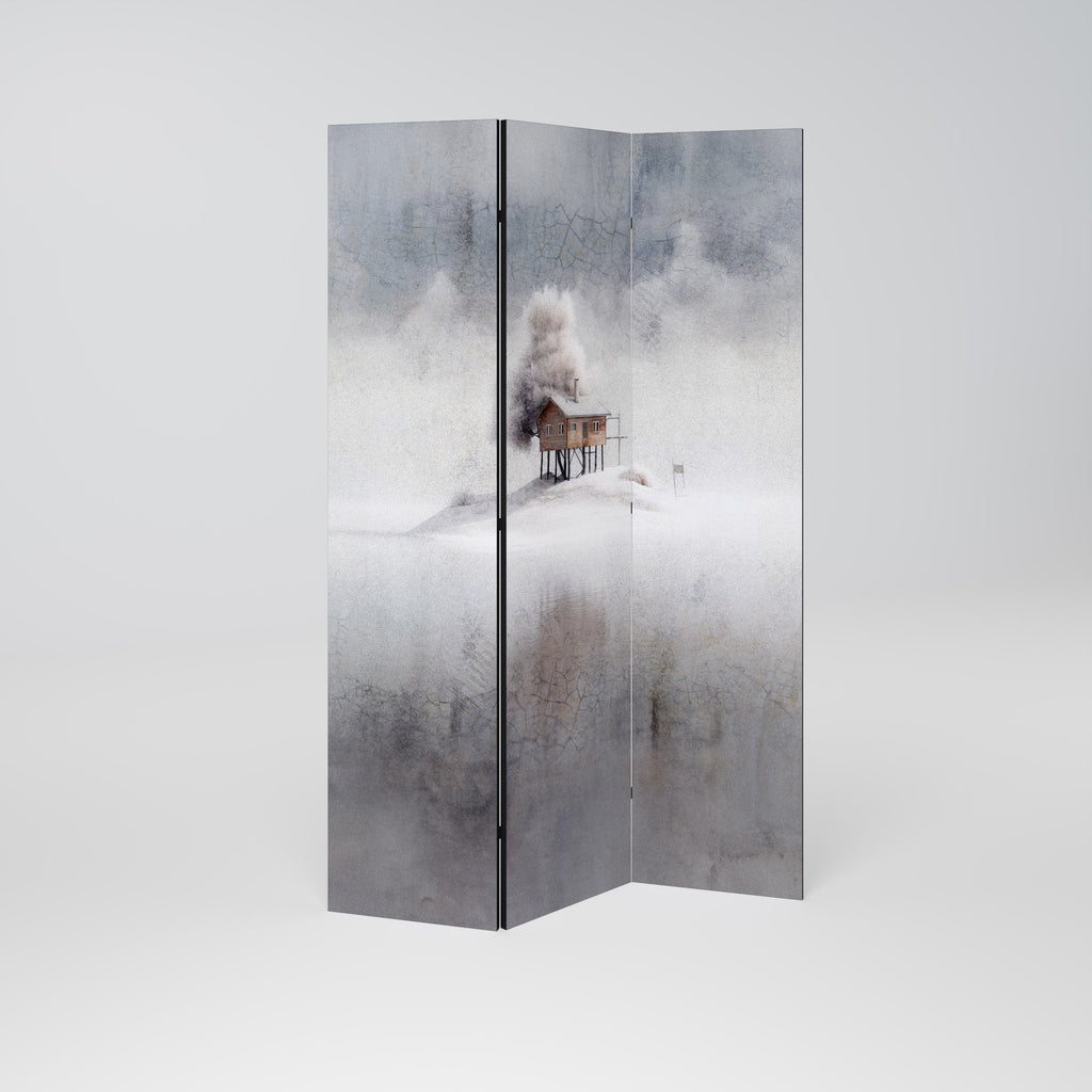 SILENT CABIN Dekorativer 3-teiliger Raumteiler