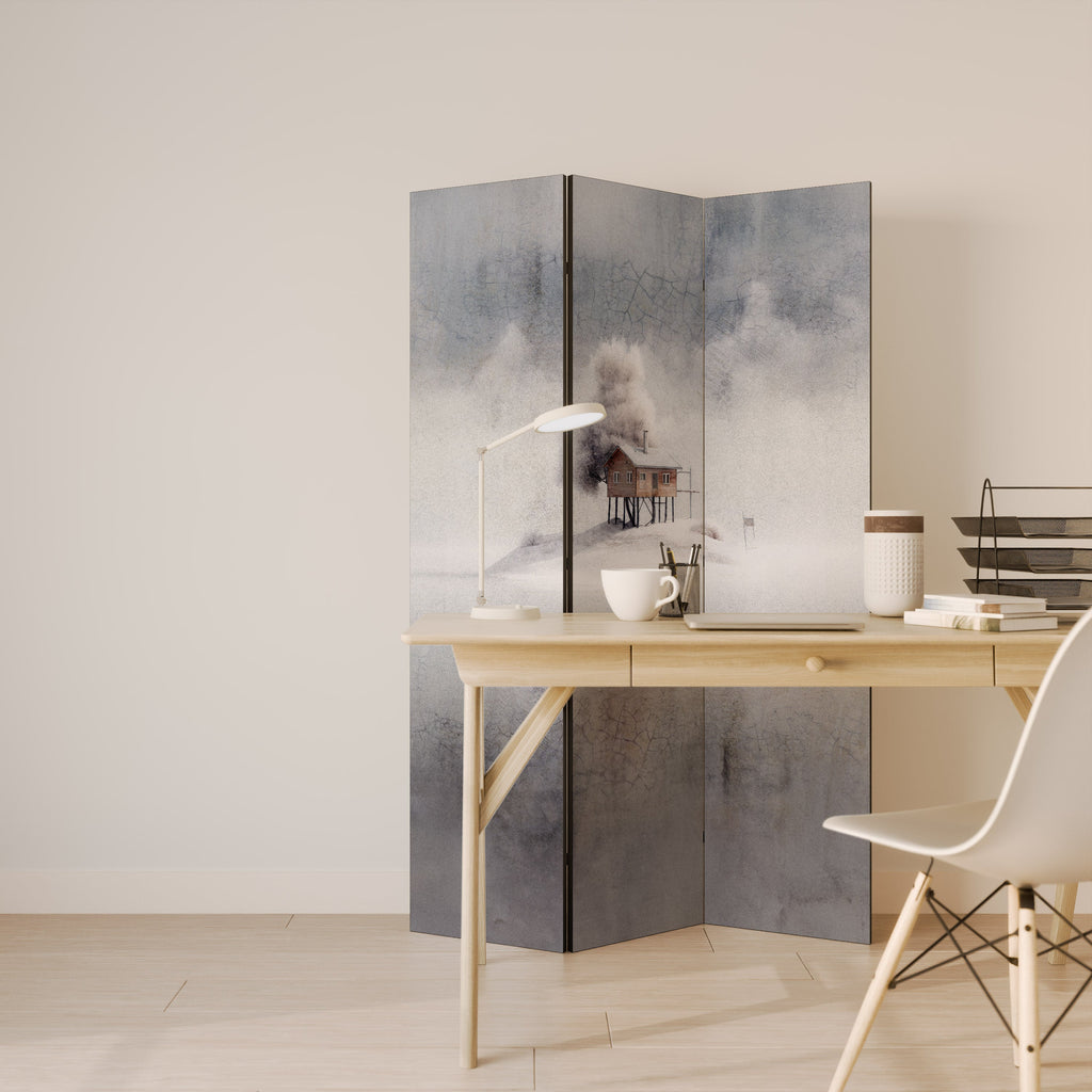 SILENT CABIN Dekorativer 3-teiliger Raumteiler