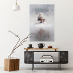 SILENT CABIN Selbstklebendes Poster - Hochformat