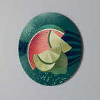 FRUIT POWER Runde Wanddekoration Ø 69 cm