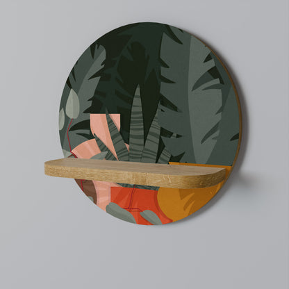 TROPICAL COMPOSITION Dekoratives Wandregal