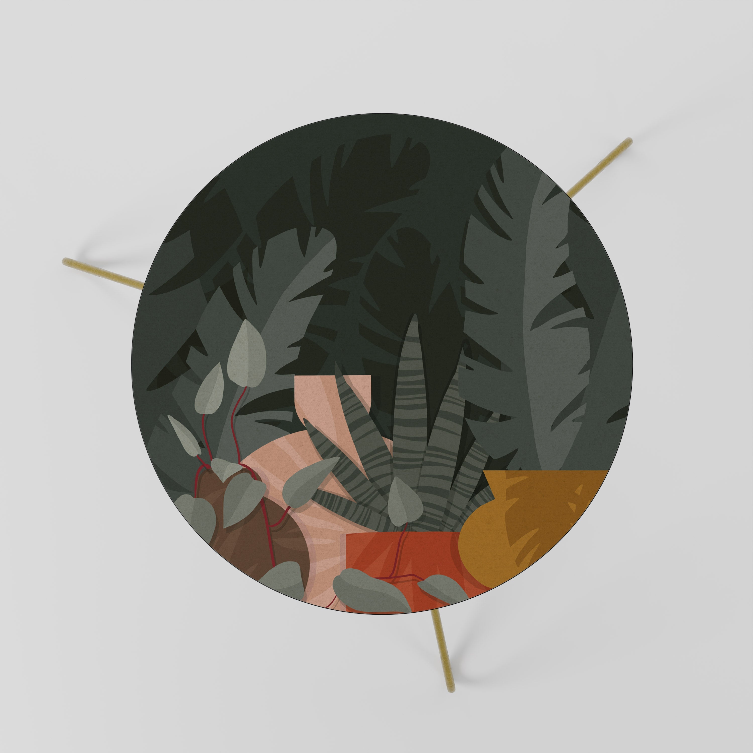 TROPICAL COMPOSITION Couchtisch 60