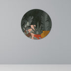 TROPICAL COMPOSITION Runde Wanddekoration Ø 69 cm