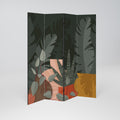 TROPICAL COMPOSITION 4-teiliger Paravent
