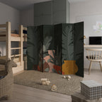 TROPICAL COMPOSITION Dekorativer Paravent - 6-teilig