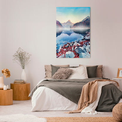 TRANQUIL WATERSCAPE Vertical Canvas Print