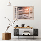 OPENING TO SERENITY Selbstklebendes Horizontal-Poster