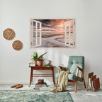 OPENING TO SERENITY Selbstklebendes Horizontal-Poster