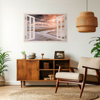 OPENING TO SERENITY Selbstklebendes Horizontal-Poster