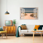 SANDY DREAMSCAPE Selbstklebendes Horizontal-Poster