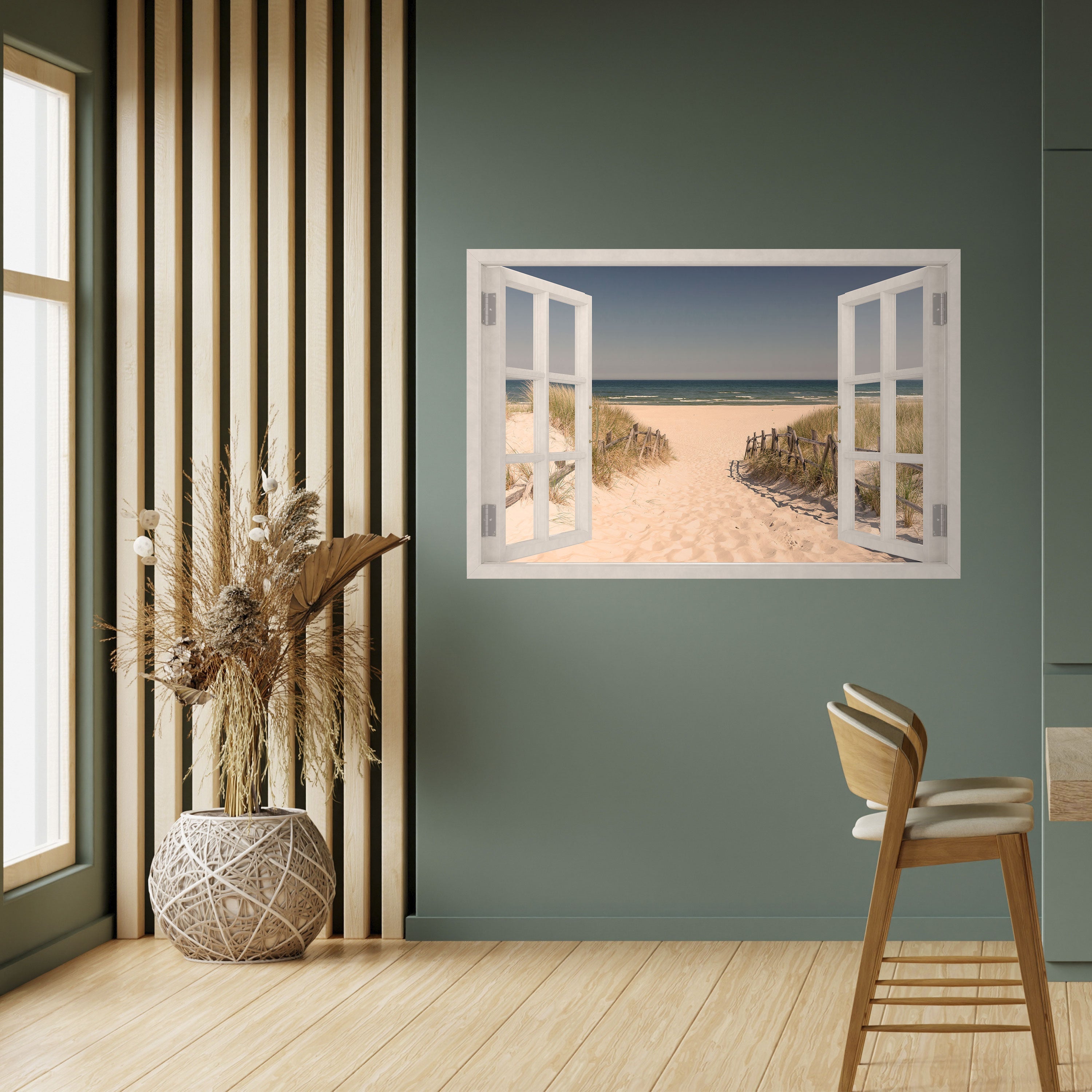 SANDY DREAMSCAPE Peel and Stick Horizontal Poster