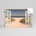 SANDY DREAMSCAPE Selbstklebendes Horizontal-Poster