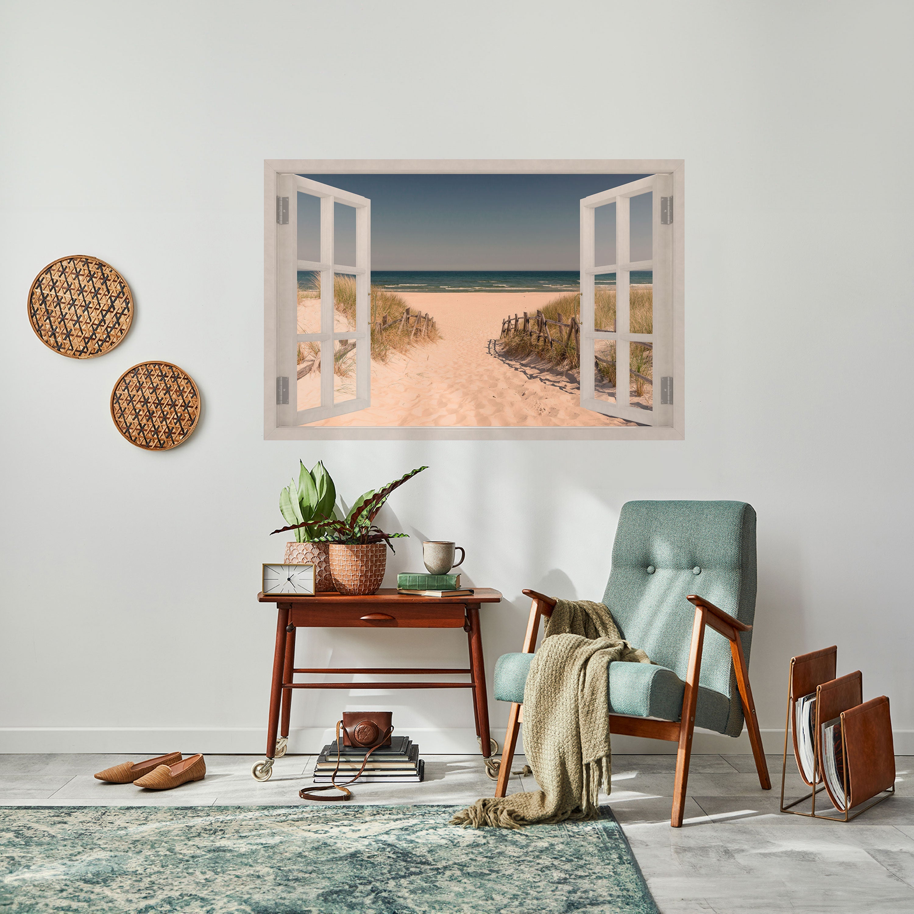 SANDY DREAMSCAPE Peel and Stick Horizontal Poster