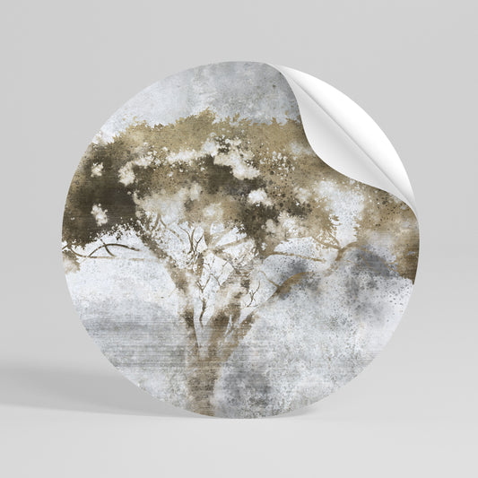LONESOME CROWN Runder Wandsticker zum Abziehen und Aufkleben