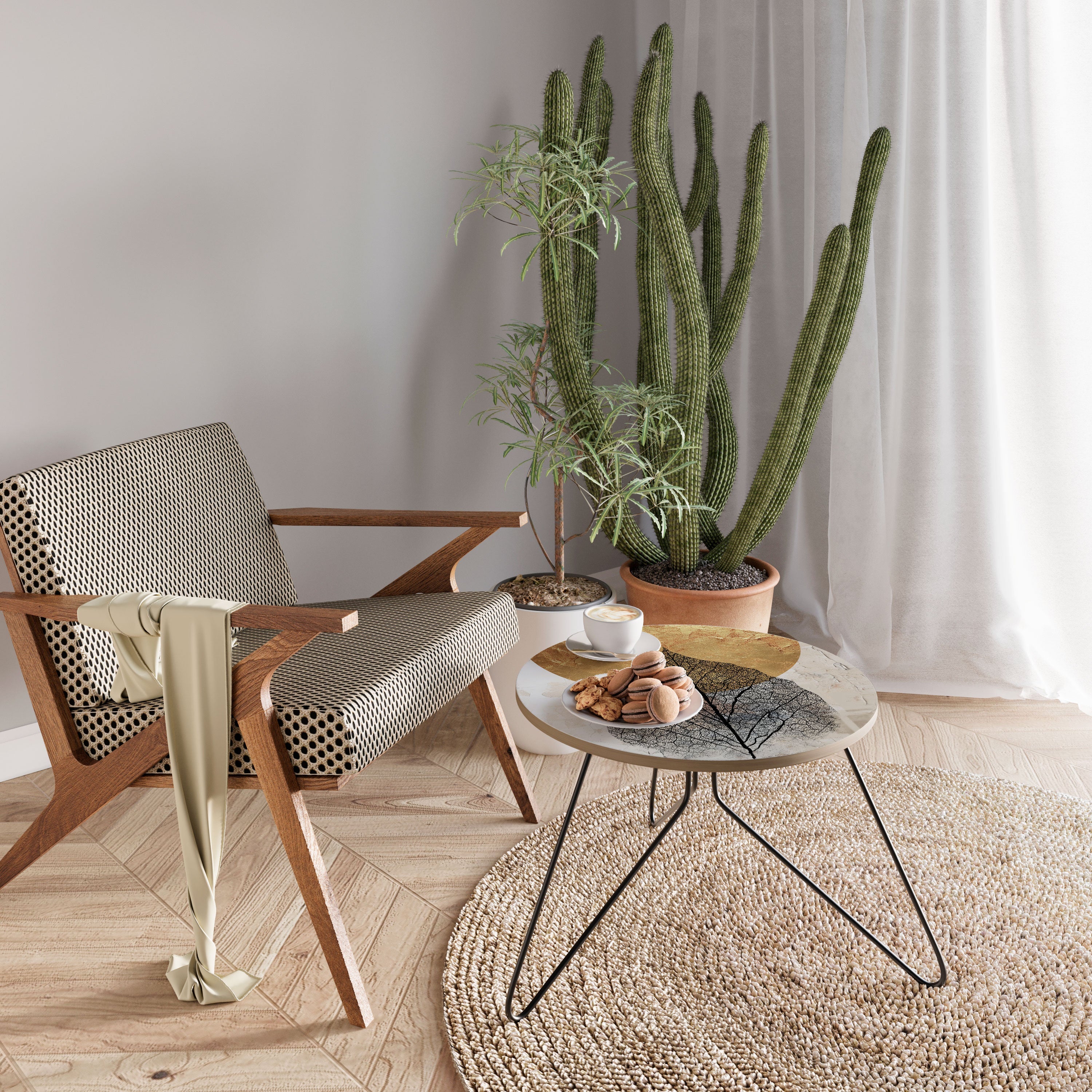 GOLD NERVATIO Couchtisch 60