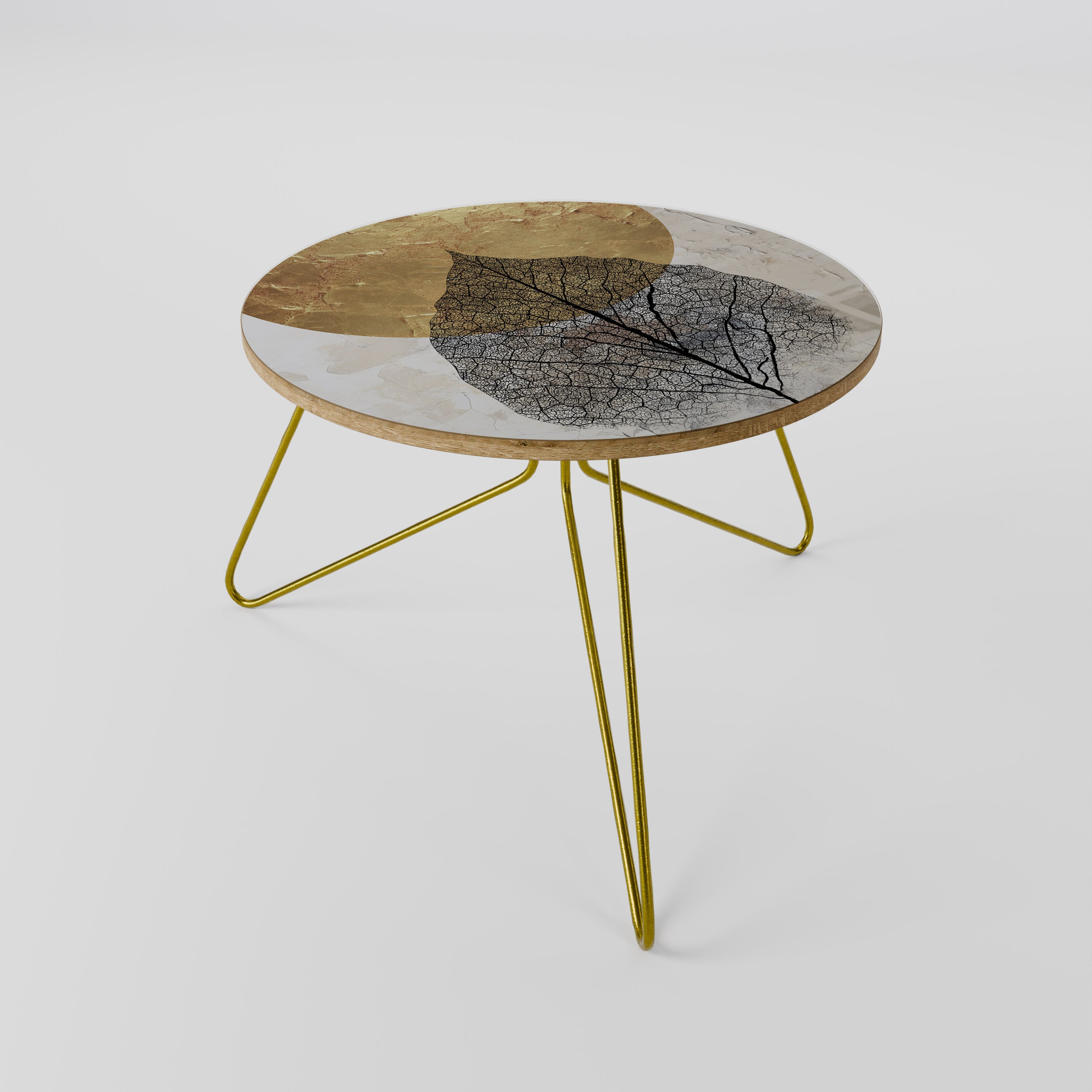 GOLD NERVATIO Couchtisch 60