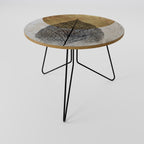 GOLD NERVATIO Couchtisch Ø 69 cm