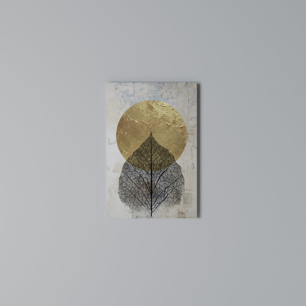 GOLD NERVATIO Vertical Canvas Print