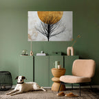 LONELY TREE Selbstklebendes Horizontal-Poster