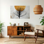 LONELY TREE Selbstklebendes Horizontal-Poster