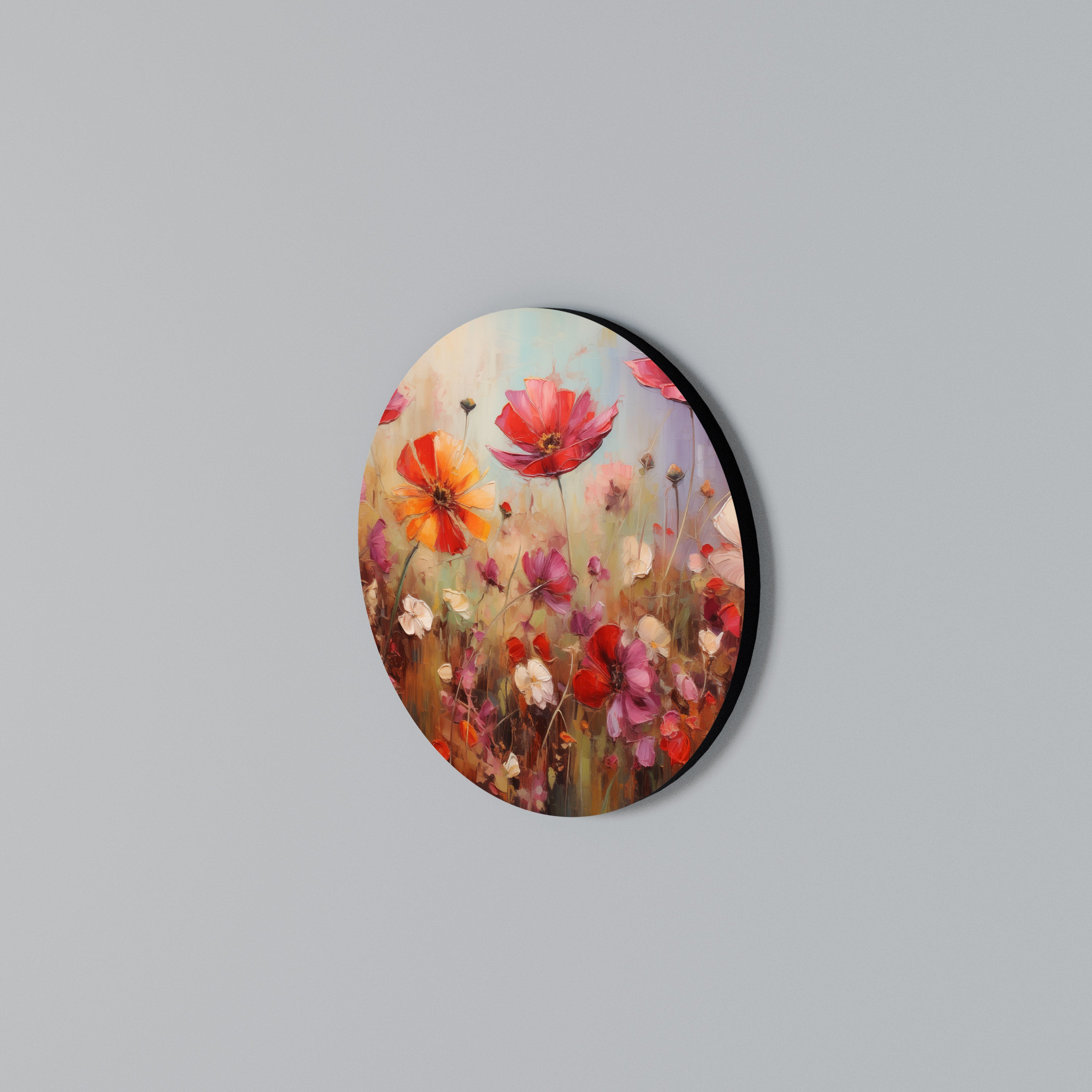 GARDEN DAYDREAM Rundes Wandbild