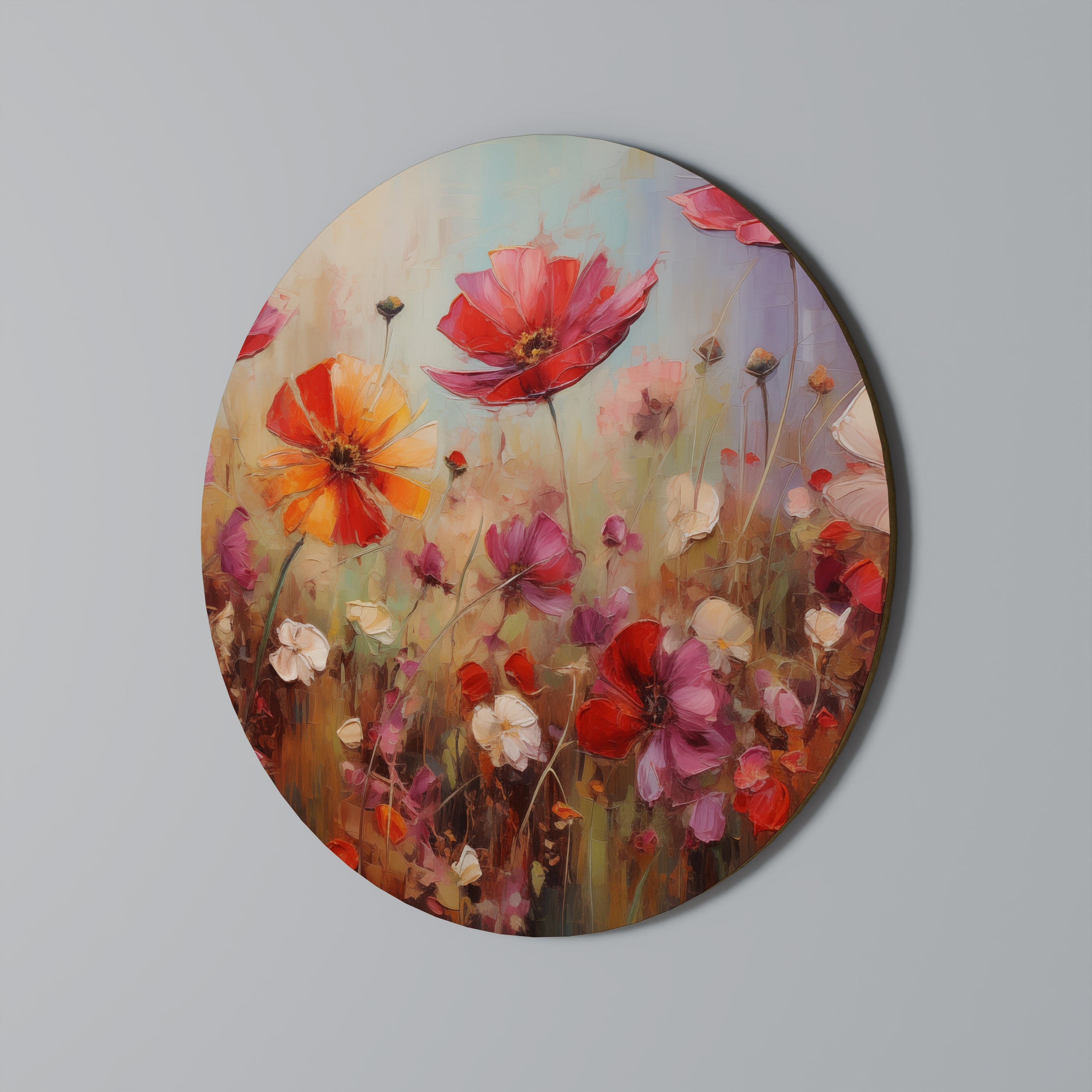 GARDEN DAYDREAM Runde Wandkunst