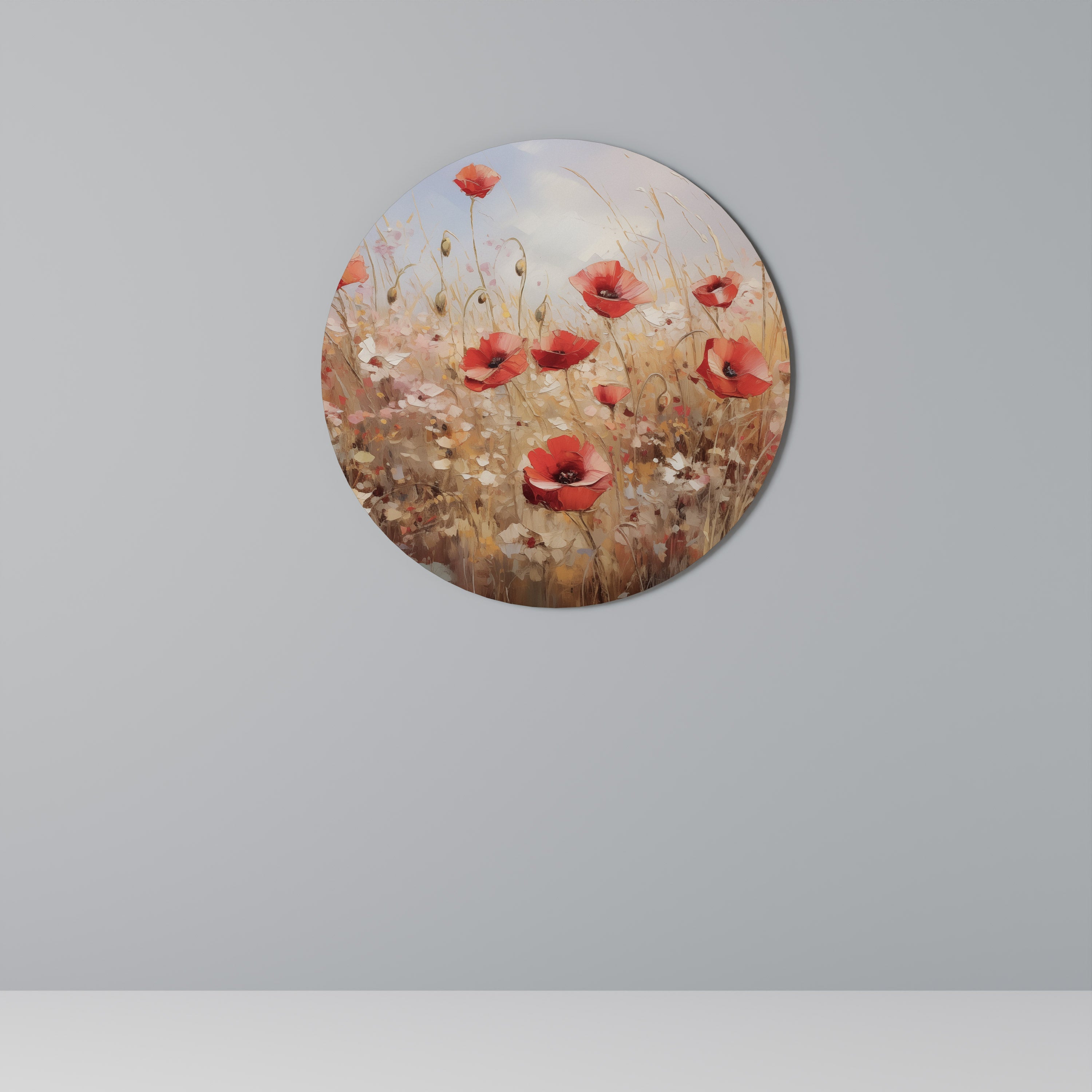 Runde Wandkunst „POMPY DREAMSCAPE“