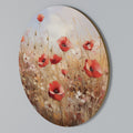 POPPY DREAMSCAPE Rundes Wandbild