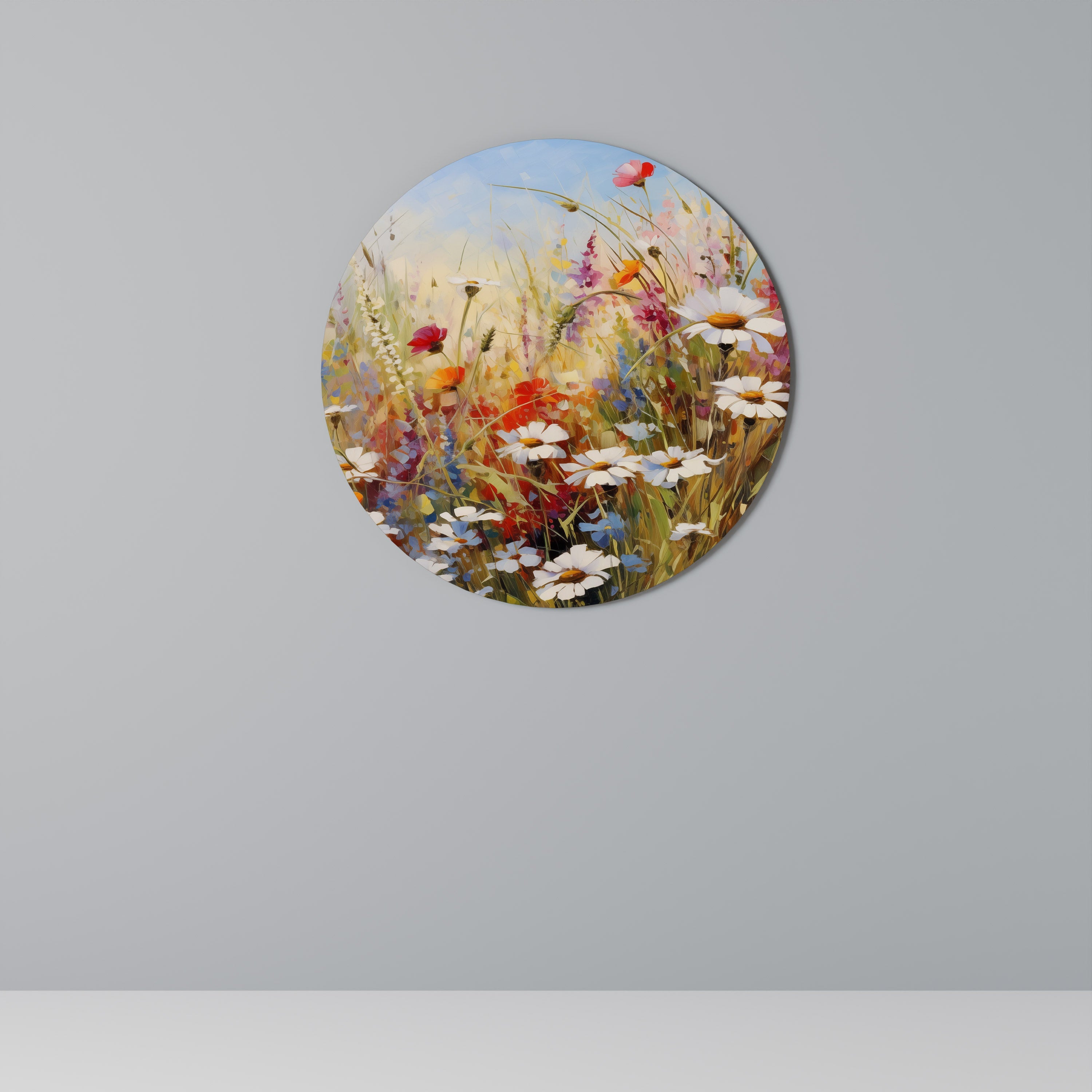 DAISY DAYDREAMS Runde Wandkunst