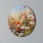 DAISY DAYDREAMS Runde Wanddekoration Ø 69 cm