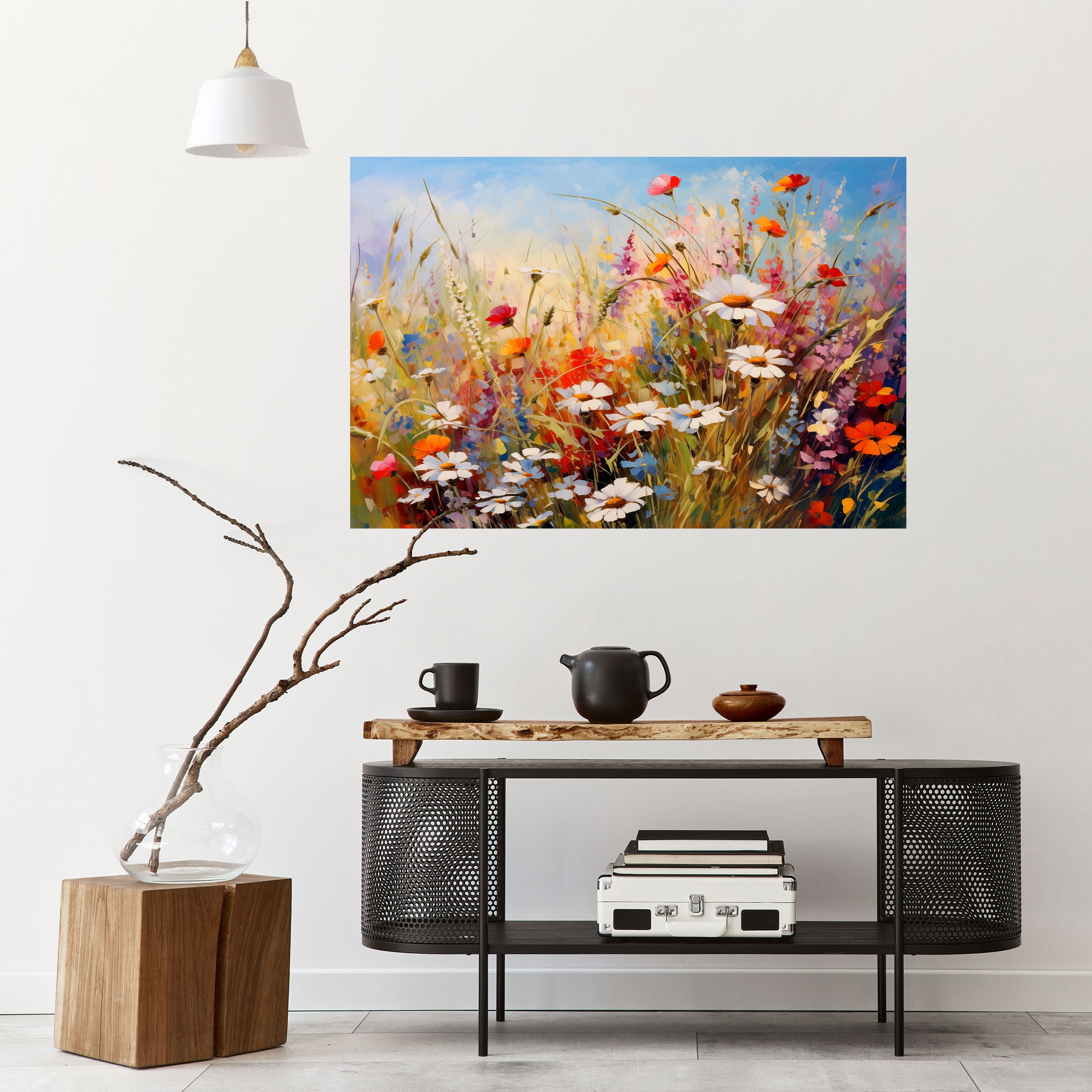 DAISY DAYDREAMS Peel and Stick Horizontal Poster