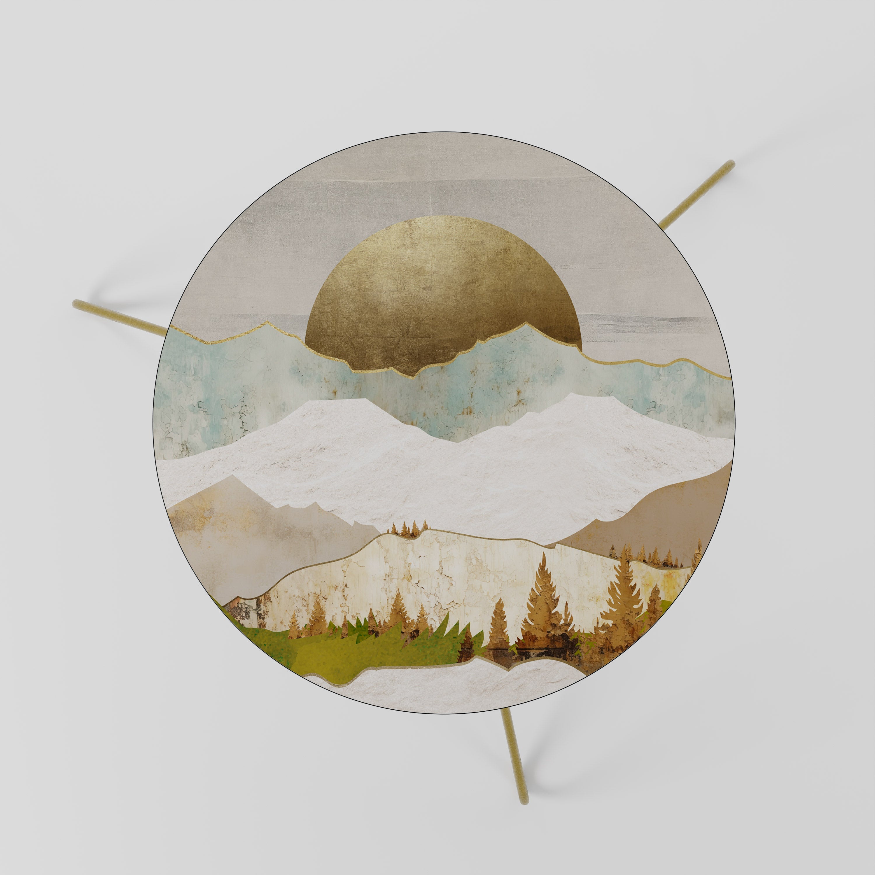 GOLDEN WINTER Couchtisch 60