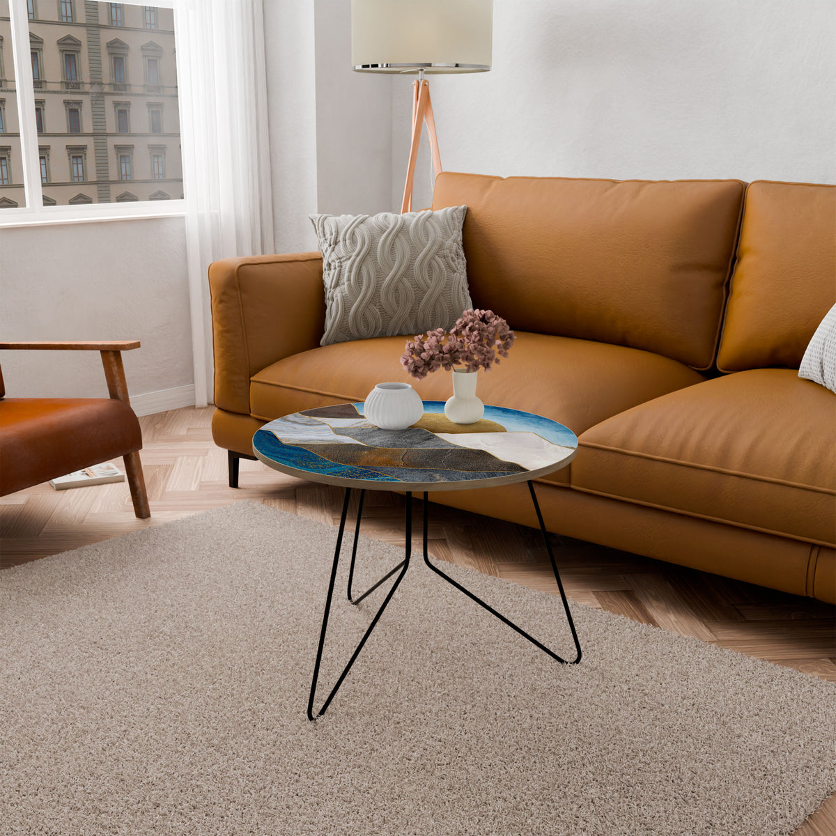SHEEN OF PEAKS Couchtisch