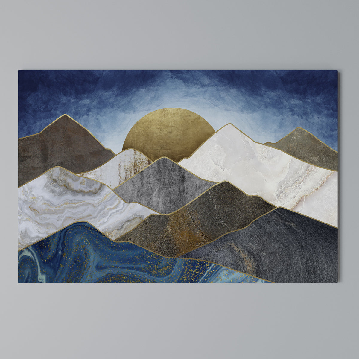 SHEEN OF PEAKS Horizontal Canvas Print