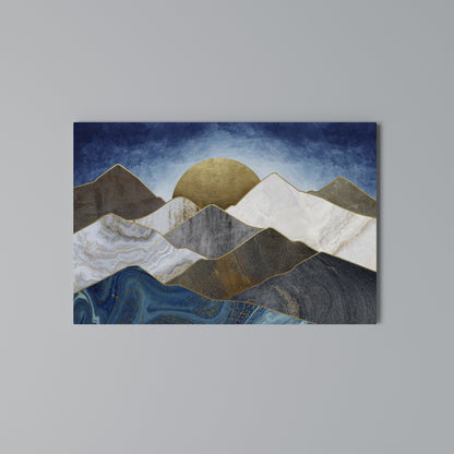 SHEEN OF PEAKS Horizontal Canvas Print