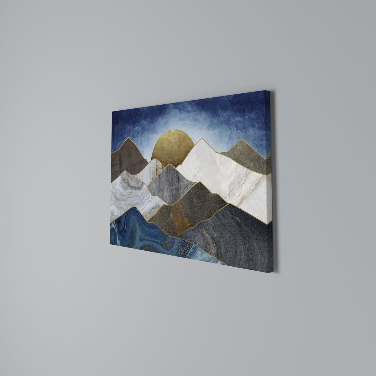SHEEN OF PEAKS Horizontal Canvas Print