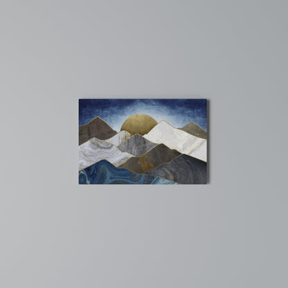 SHEEN OF PEAKS Horizontal Canvas Print