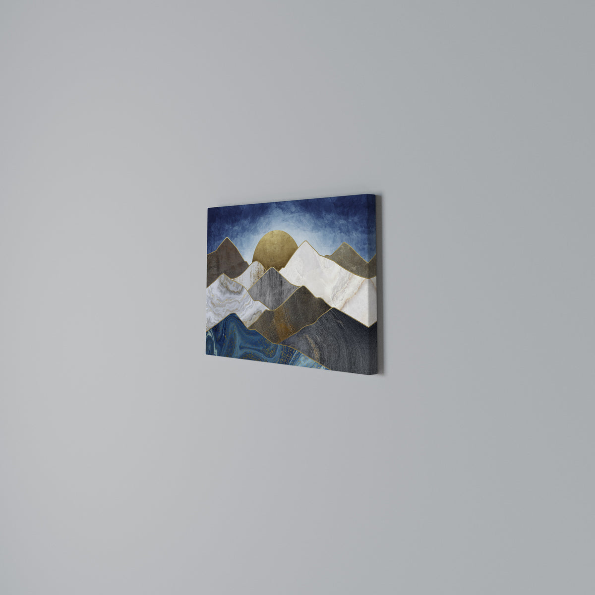 SHEEN OF PEAKS Horizontal Canvas Print
