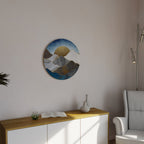 SHEEN OF PEAKS Round Wall Art