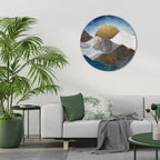 SHEEN OF PEAKS Round Wall Art