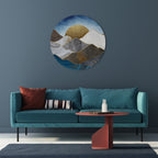SHEEN OF PEAKS Round Wall Art