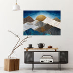 SHEEN OF PEAKS Selbstklebendes Horizontal-Poster