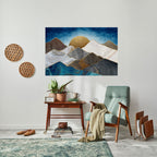 SHEEN OF PEAKS Selbstklebendes Horizontal-Poster