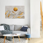 SUNNY BLAZE Selbstklebendes Horizontal-Poster