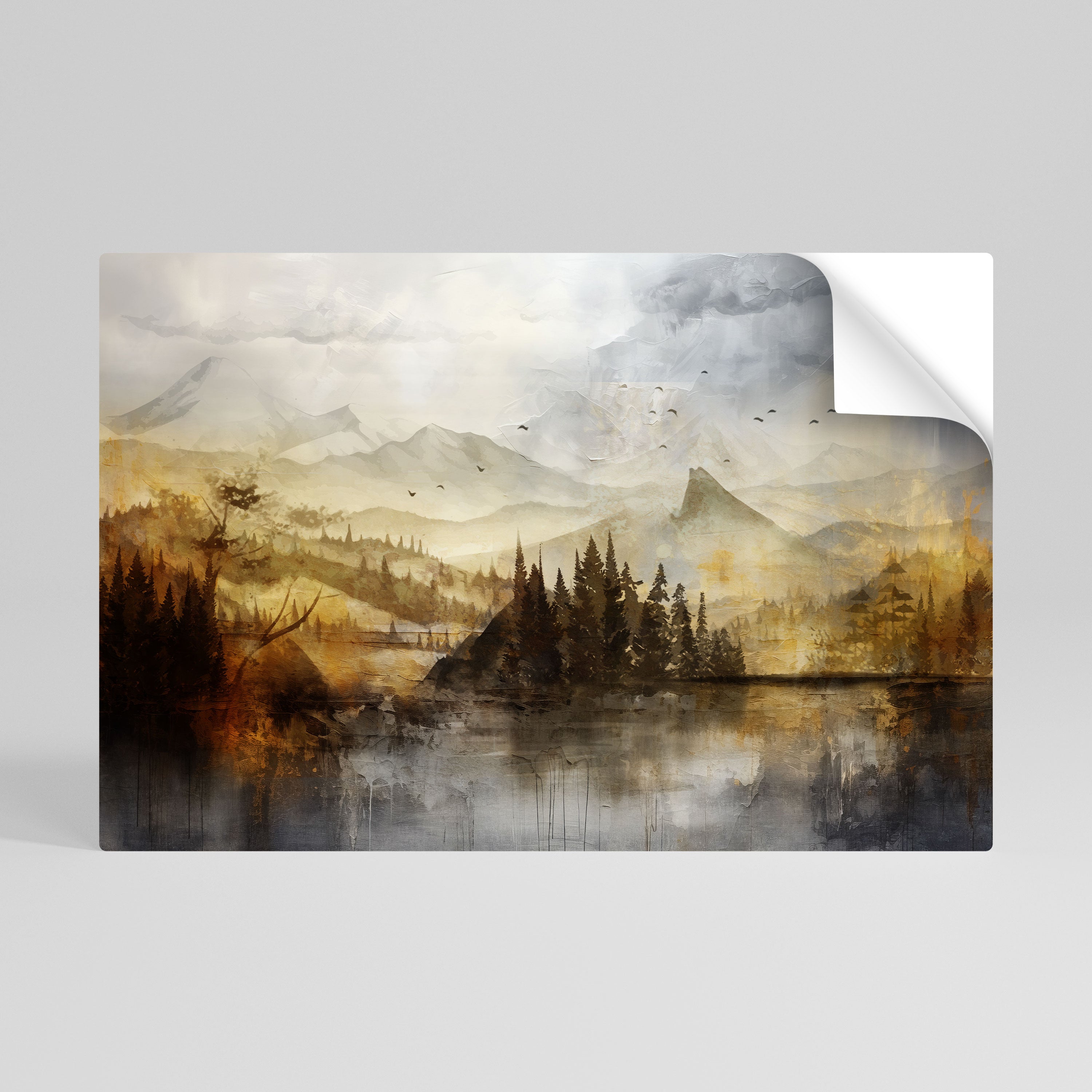 AUTUMN AURA Peel and Stick Horizontal Poster