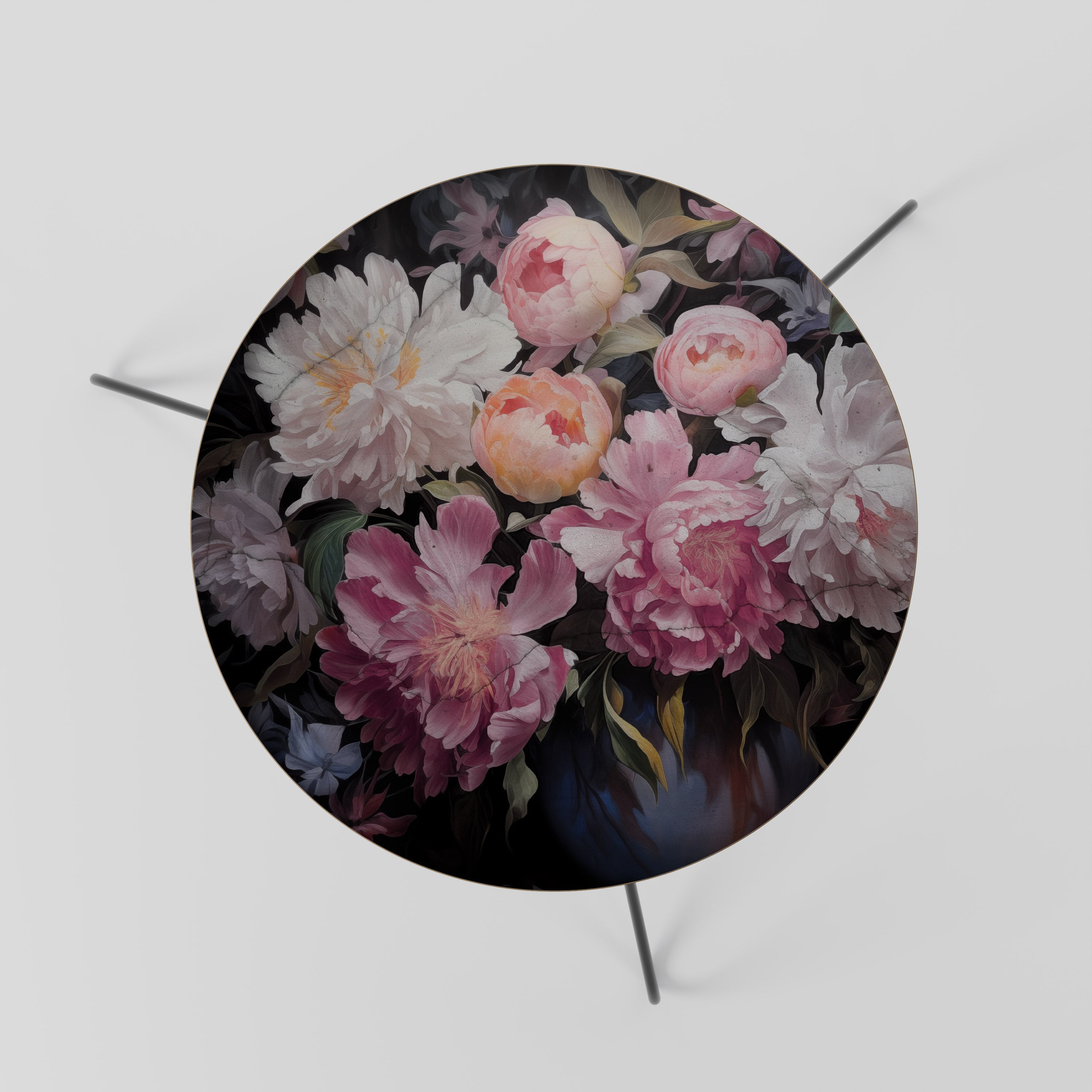 CRASHED PEONIES Couchtisch 60