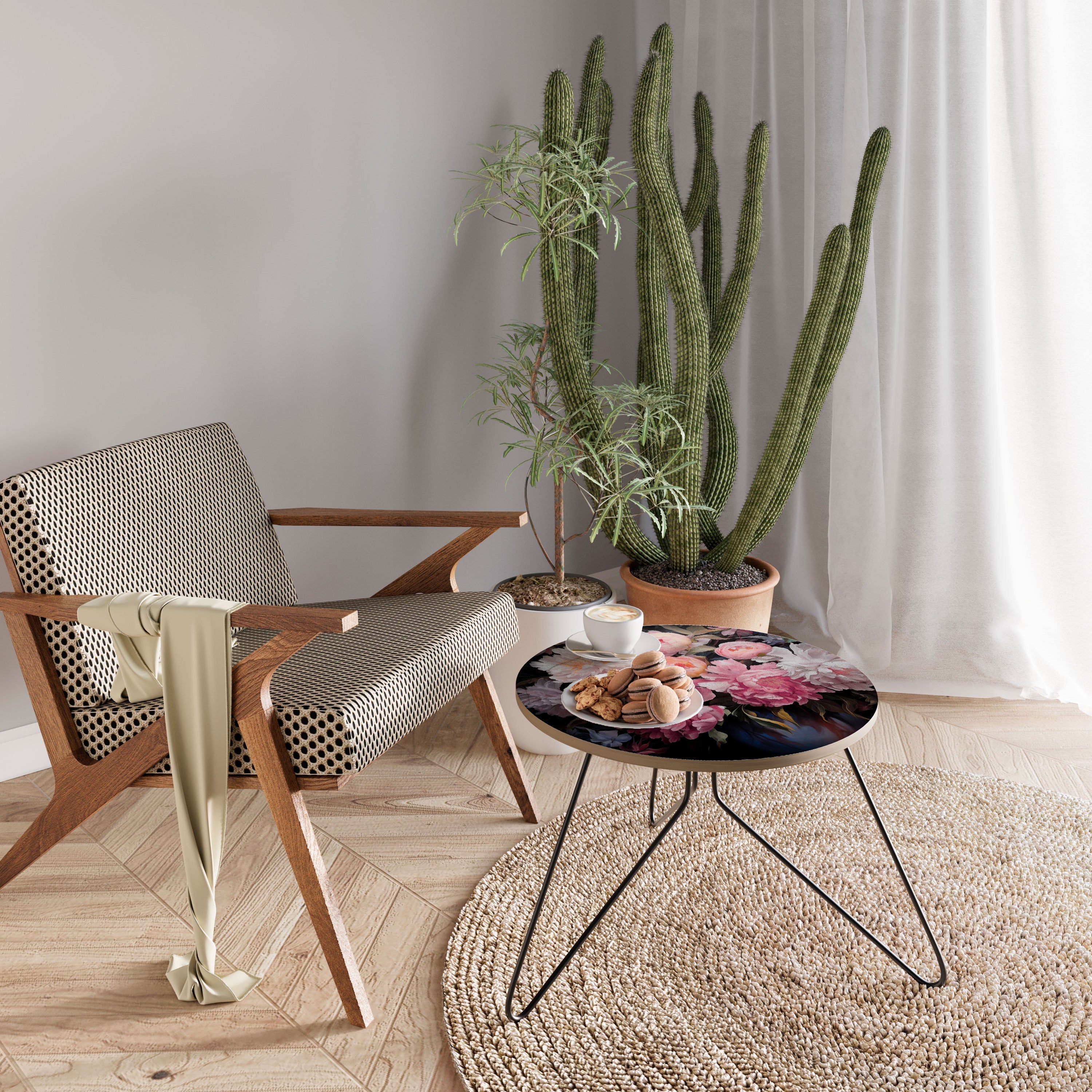 CRASHED PEONIES Couchtisch 60