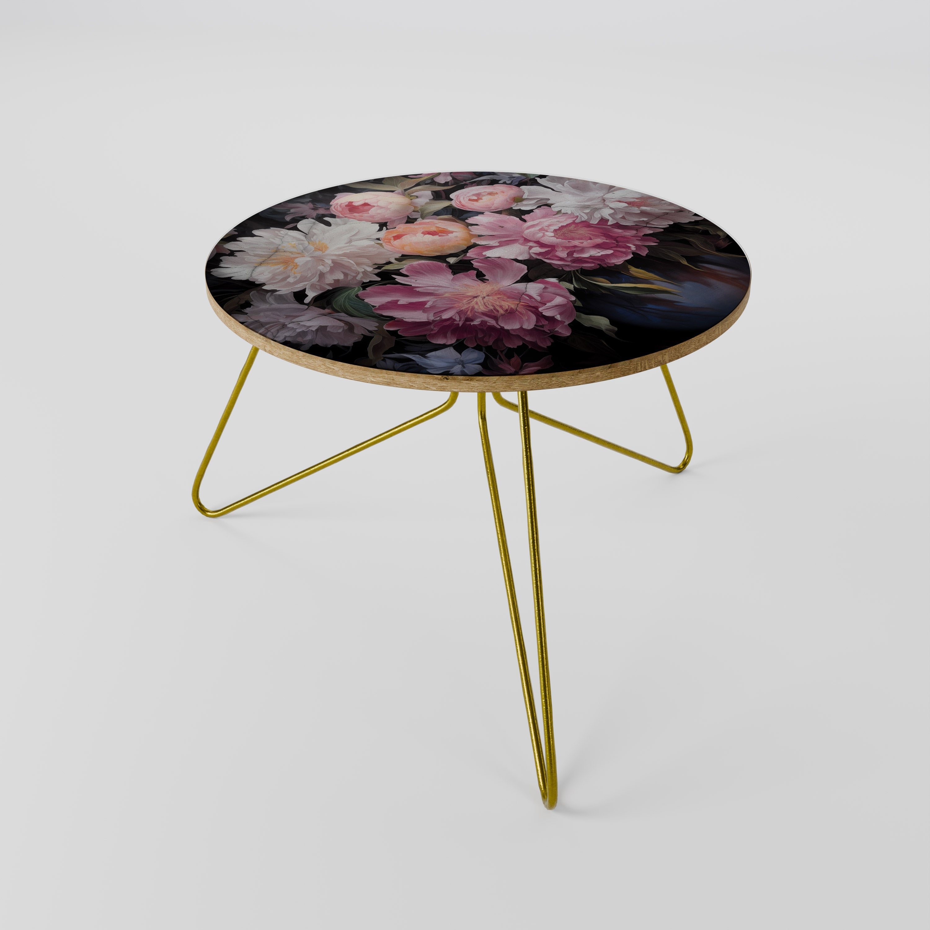 CRASHED PEONIES Couchtisch 60