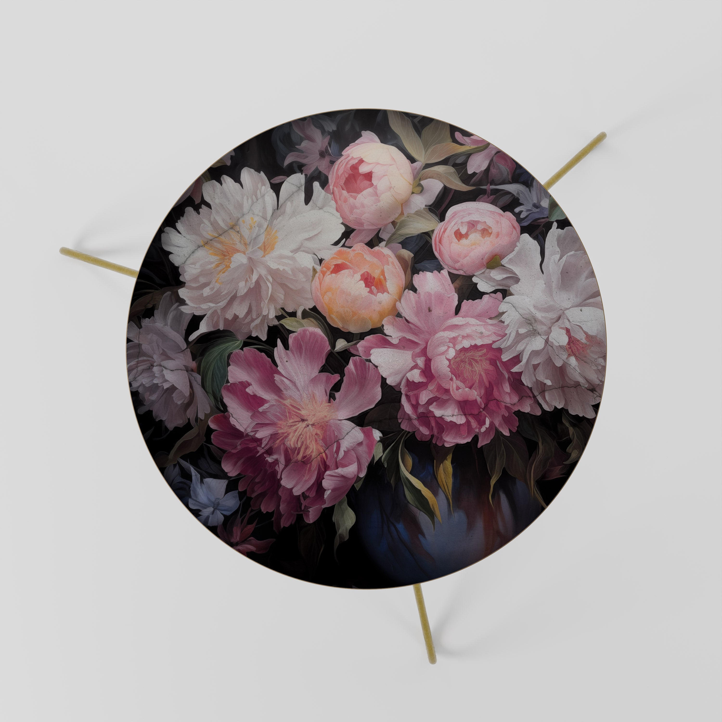 CRASHED PEONIES Couchtisch 60